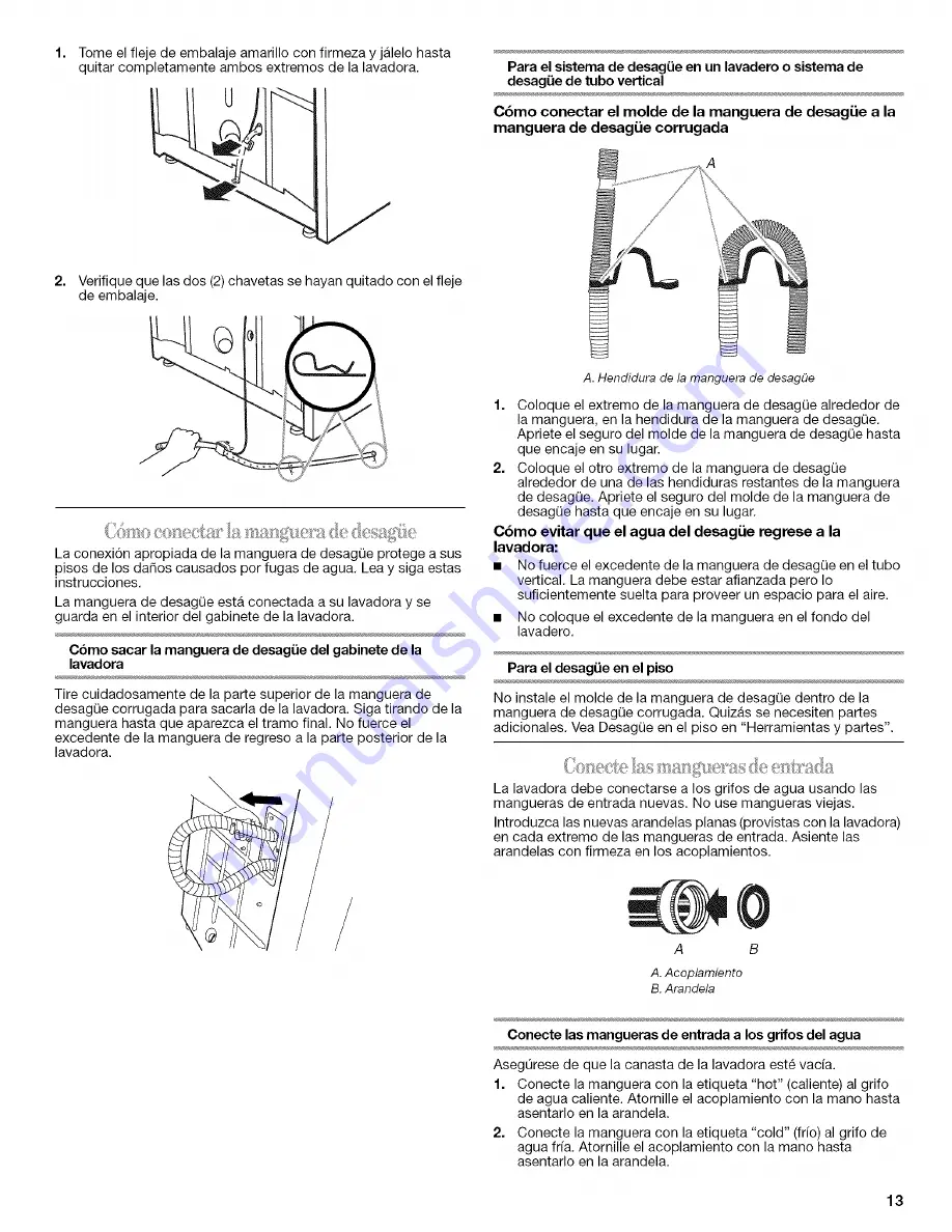 Crosley CAWB527RQ1 Installation Instructions Manual Download Page 13