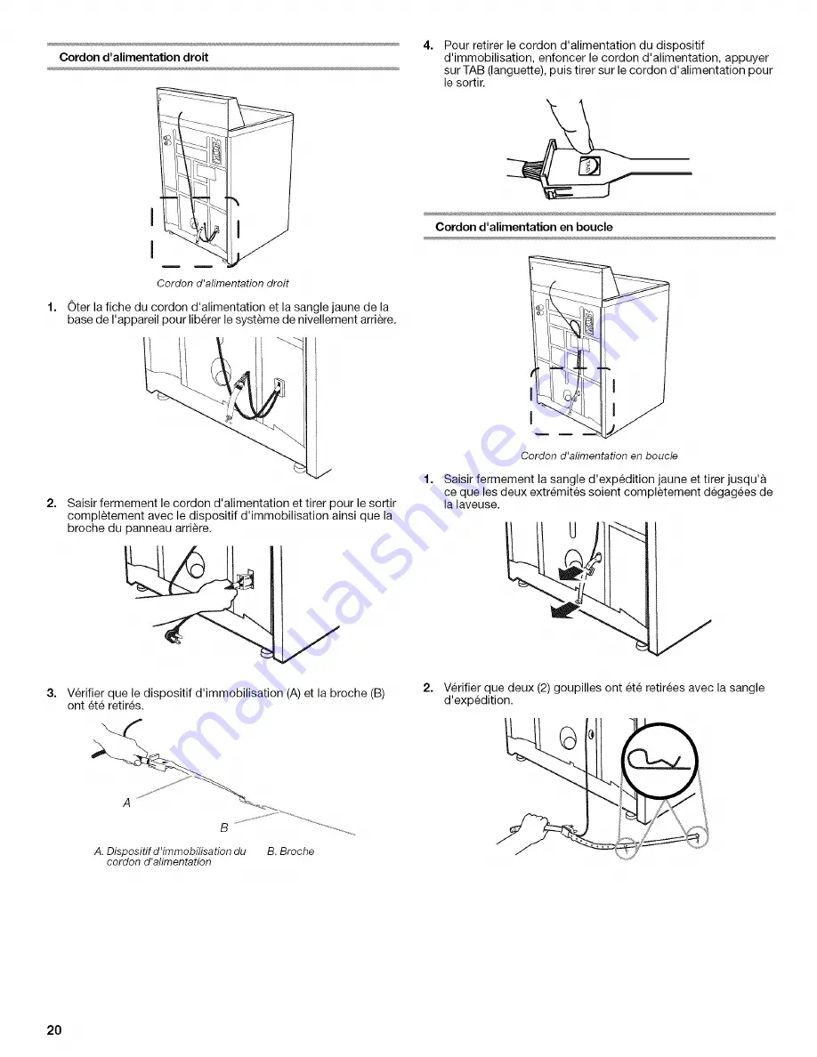 Crosley CAWB527RQ1 Installation Instructions Manual Download Page 20