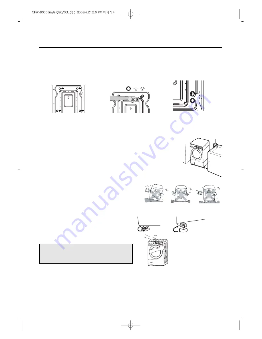 Crosley CFW-8000GBL Owner'S Manual Download Page 6