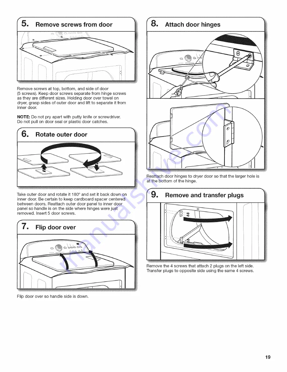 Crosley CGD126SXQ0 Installation Instructions Manual Download Page 19