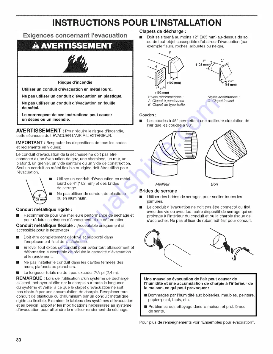 Crosley CGD126SXQ0 Installation Instructions Manual Download Page 30