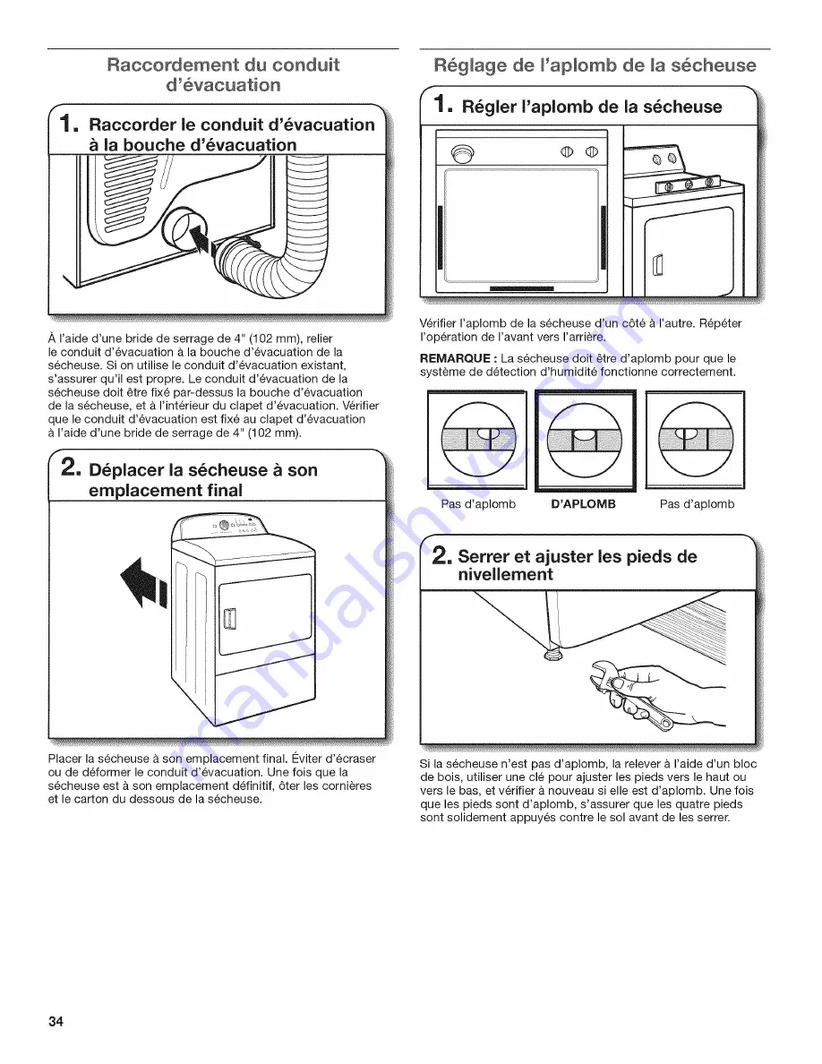 Crosley CGD126SXQ0 Installation Instructions Manual Download Page 34