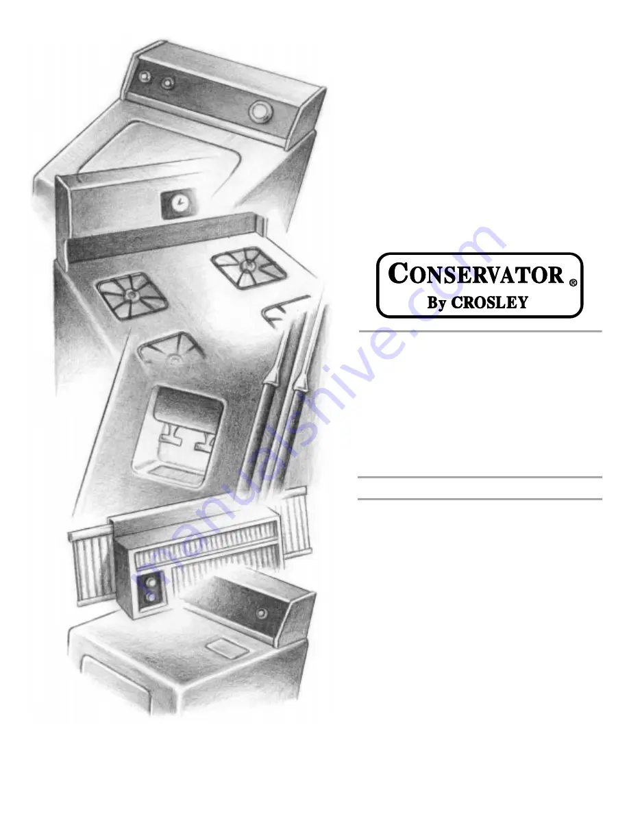 Crosley Conservator CAWX629JQ1 Use And Care Manual Download Page 1