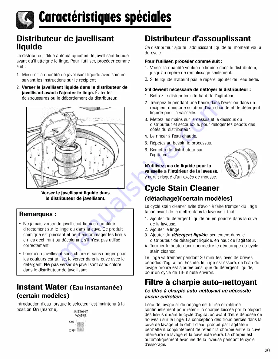 Crosley CW5500W Use & Care Manual Download Page 21