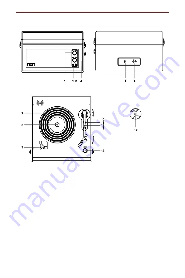 Crosley DANSETTE II BERMUDA CR6233D Instruction Manual Download Page 4