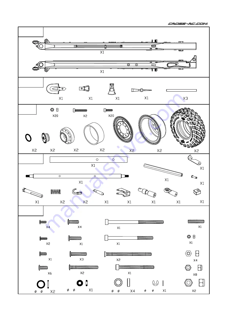 CROSS-RC D20 Assembly Download Page 5