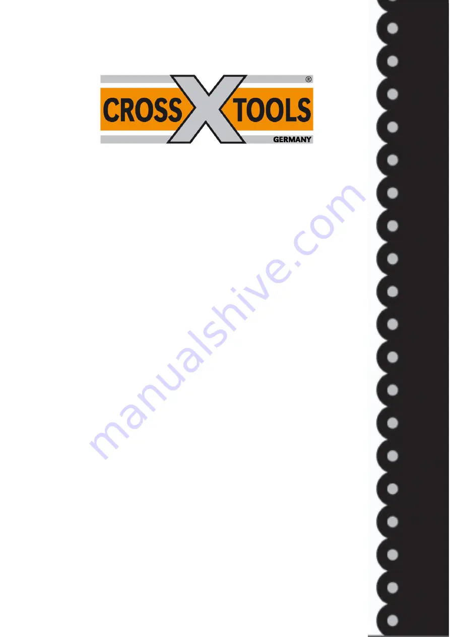 Cross Tools CAS 1100 EU Manual Download Page 23