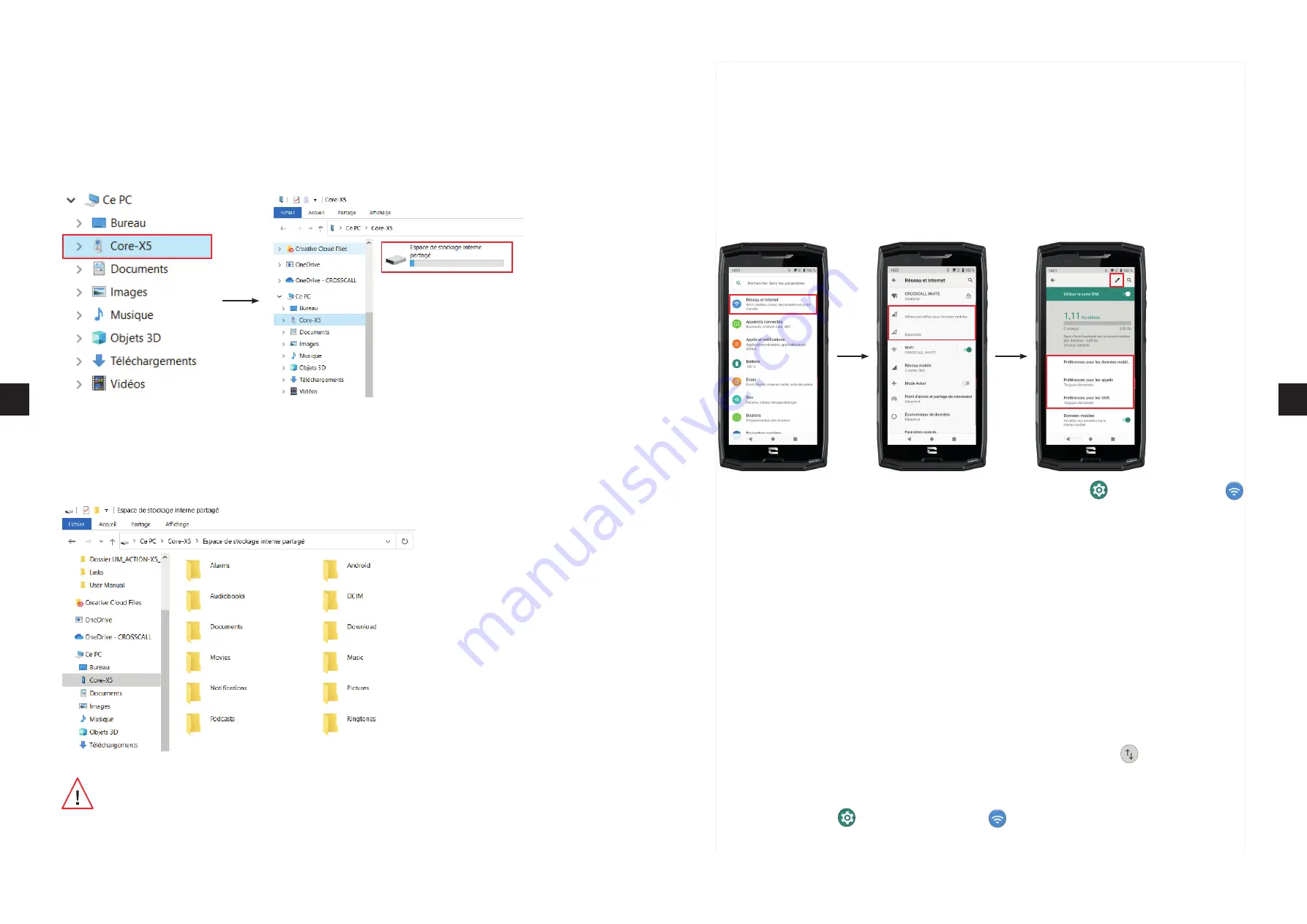 Crosscall CORE-X5 Manual Download Page 198