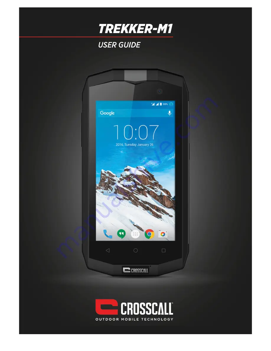 Crosscall TREKKER-M1 User Manual Download Page 1