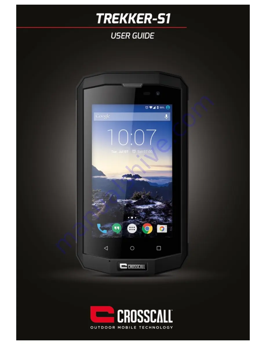 Crosscall TREKKER-S1 User Manual Download Page 1