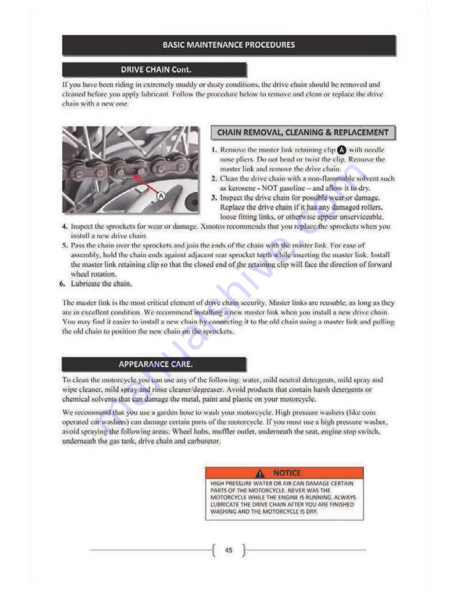 Crossfire CF140L Owner'S Manual Download Page 45