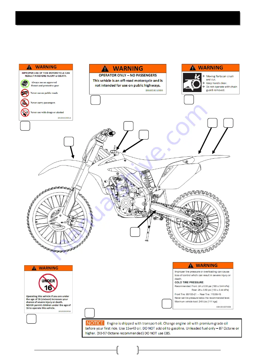 Crossfire xz250r V4 Скачать руководство пользователя страница 10