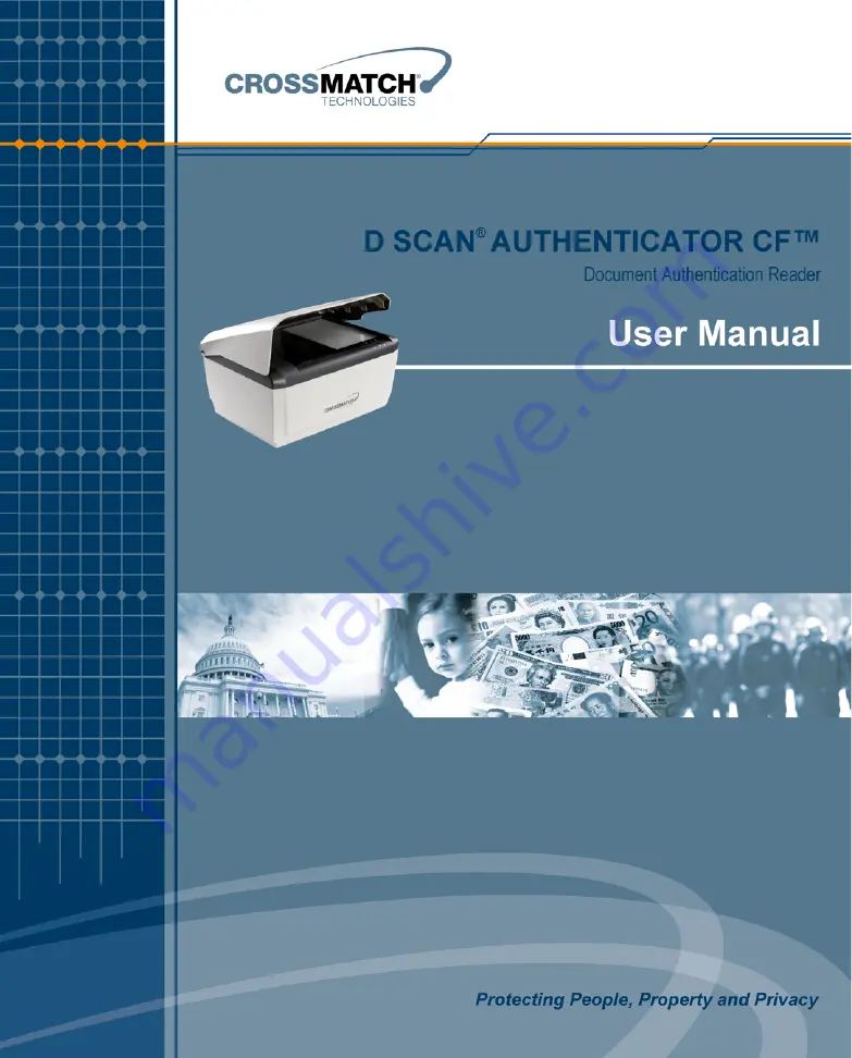 Crossmatch D SCAN AUTHENTICATOR CF User Manual Download Page 1