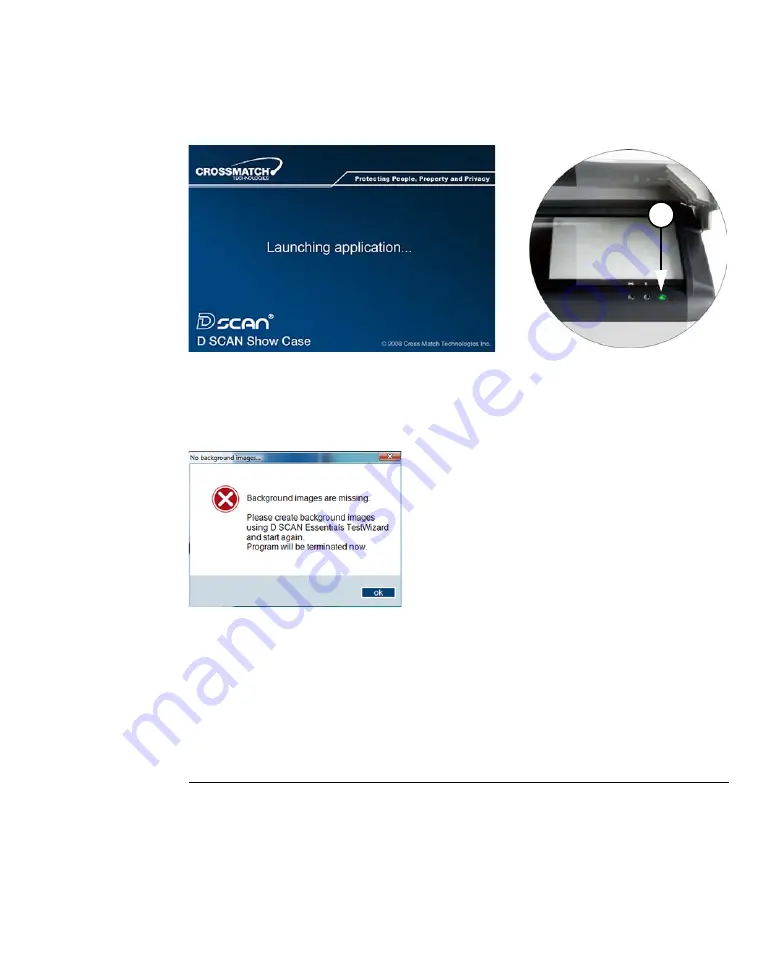 Crossmatch D SCAN AUTHENTICATOR CF Скачать руководство пользователя страница 43