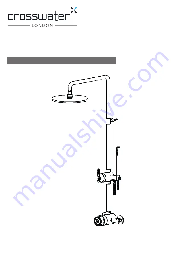 Crosswater UNION US-UN800 Installation Instructions Manual Download Page 1