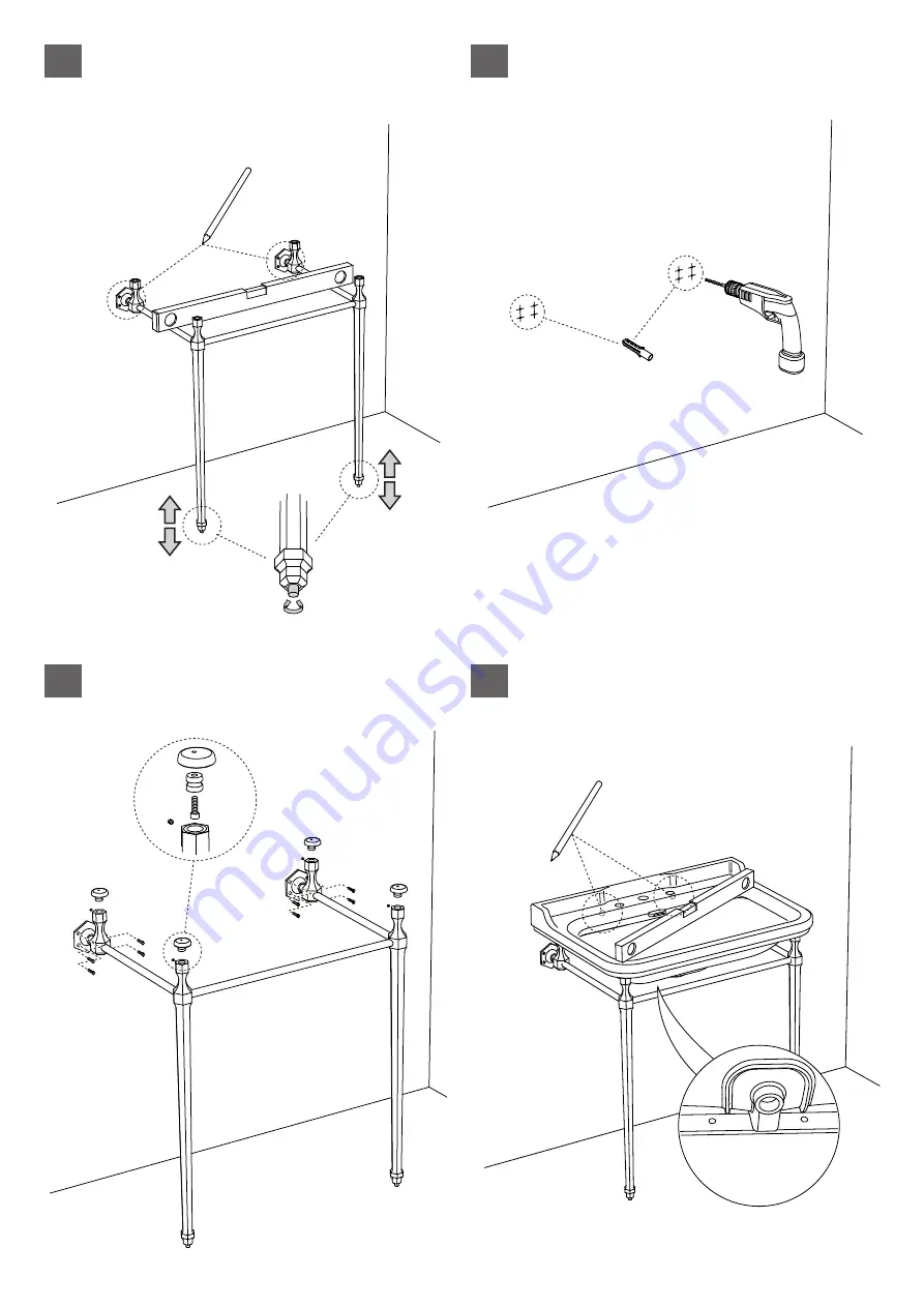 Crosswater US-WF0813SCW Скачать руководство пользователя страница 4