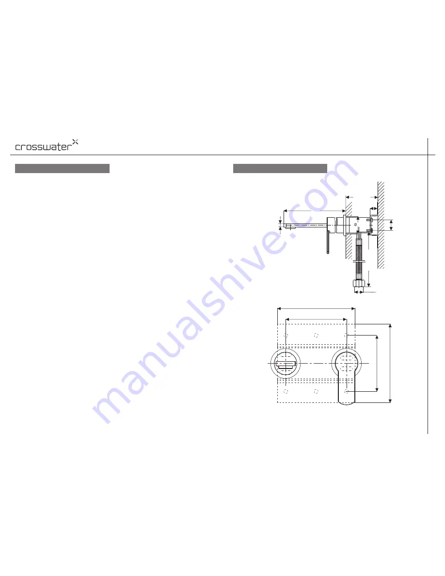 Crosswater WP120WNC Installation Instructions Download Page 2