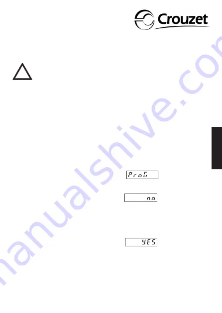 Crouzet CTR24L-2515 Operating Instructions Manual Download Page 25