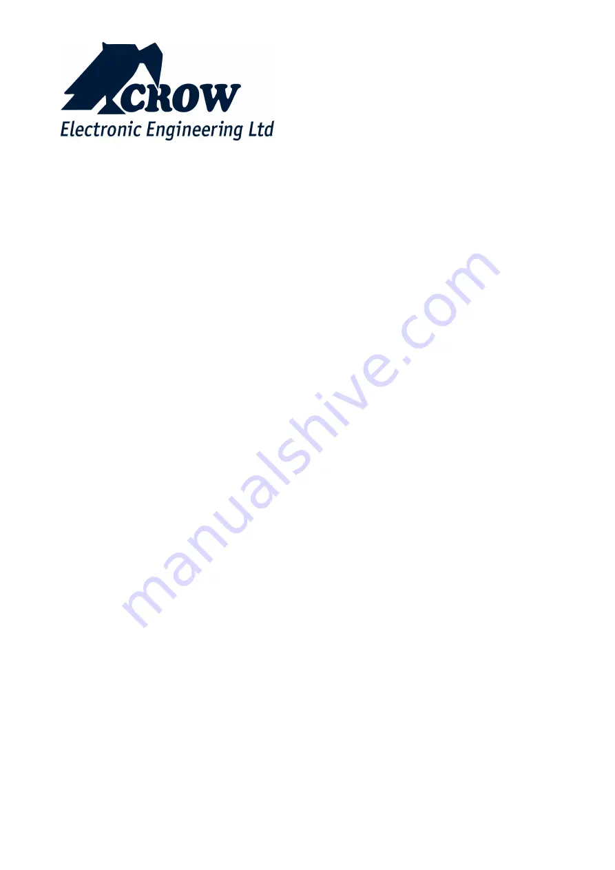 CROW ELECTRONIC ENGINEERING RUNNER 64 Program Manual Download Page 1