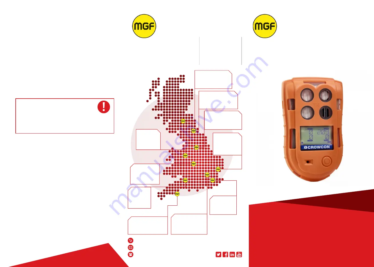 Crowcon TETRA 4 Скачать руководство пользователя страница 1