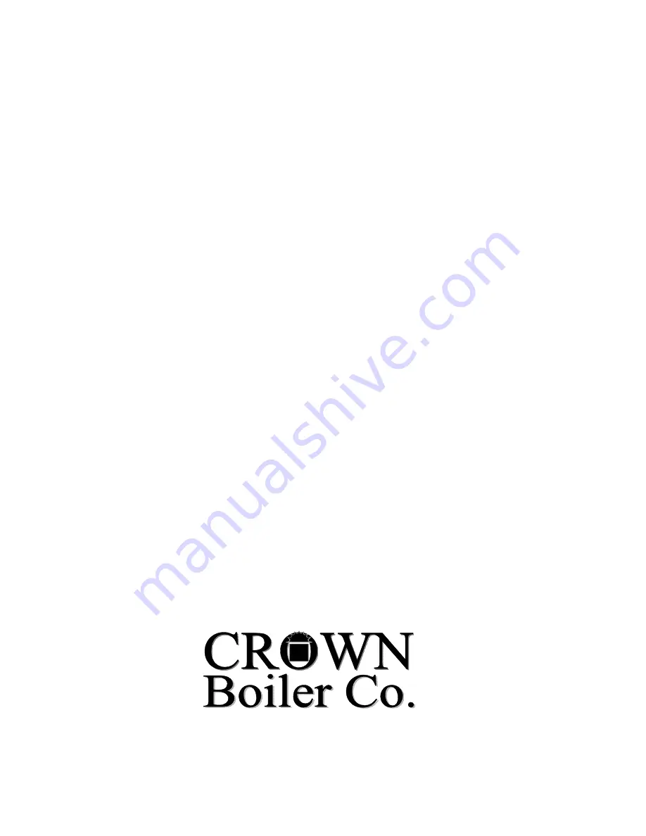 Crown Boiler 24-03 Скачать руководство пользователя страница 90