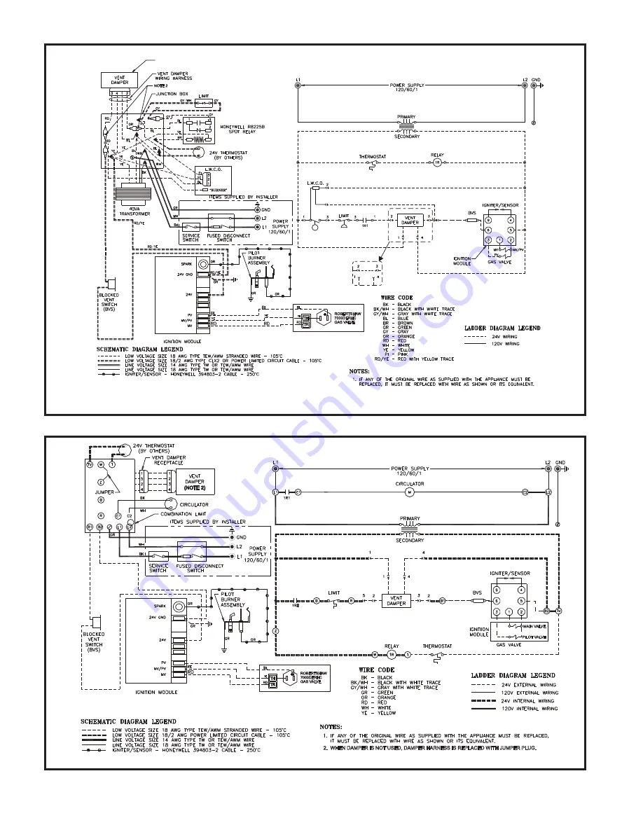 Crown Boiler 32-380ECS Installation Supplement Manual Download Page 6