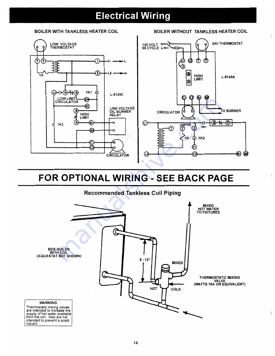 Crown Boiler BDS-080 Installation Instructions Manual Download Page 15