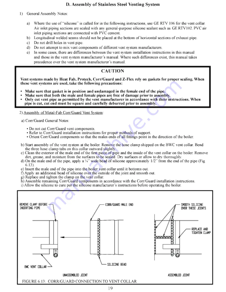 Crown Boiler BWC300 Скачать руководство пользователя страница 21