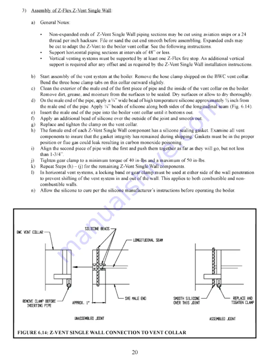 Crown Boiler BWC300 Скачать руководство пользователя страница 22