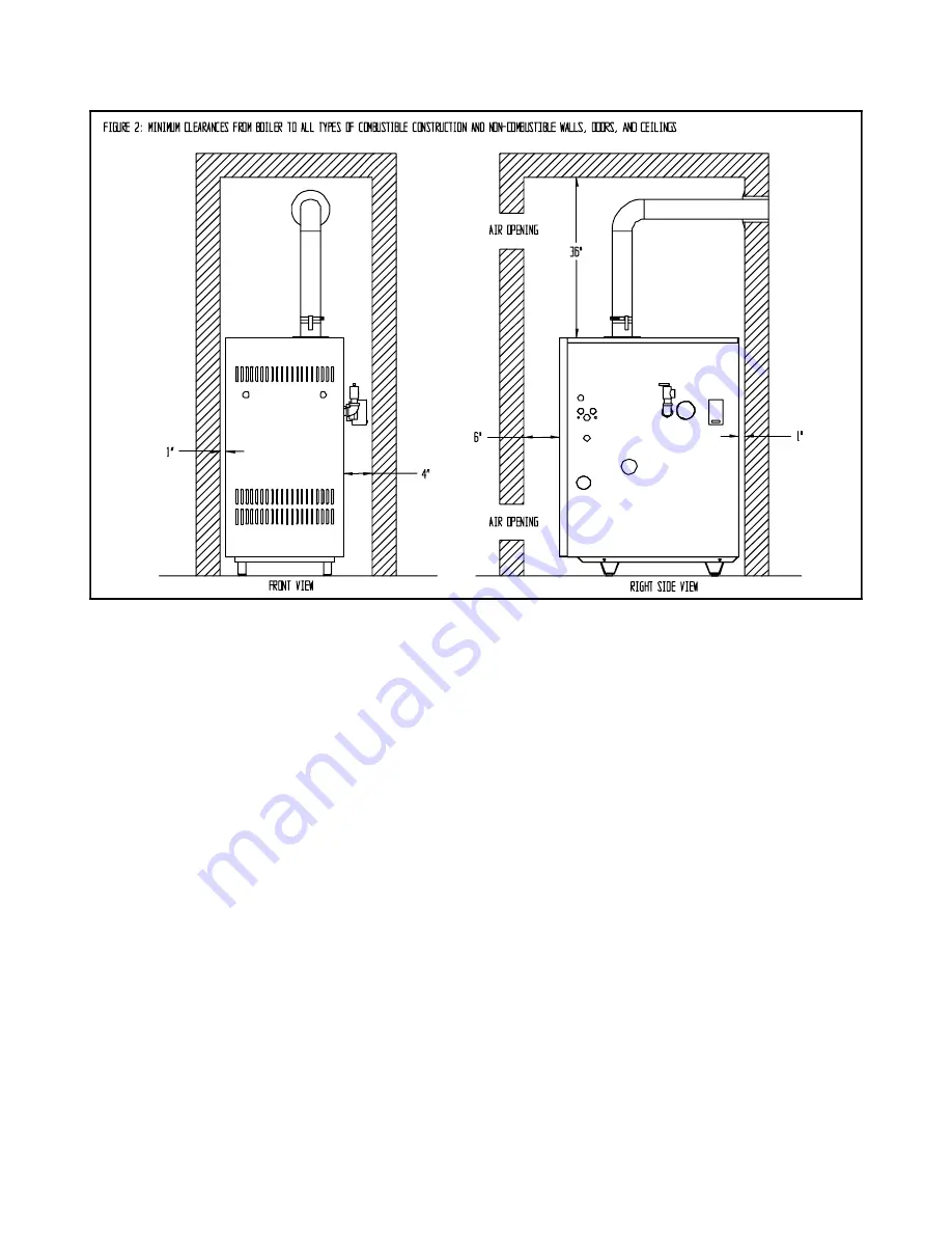 Crown Boiler BWF061 Installation Instructions Manual Download Page 5