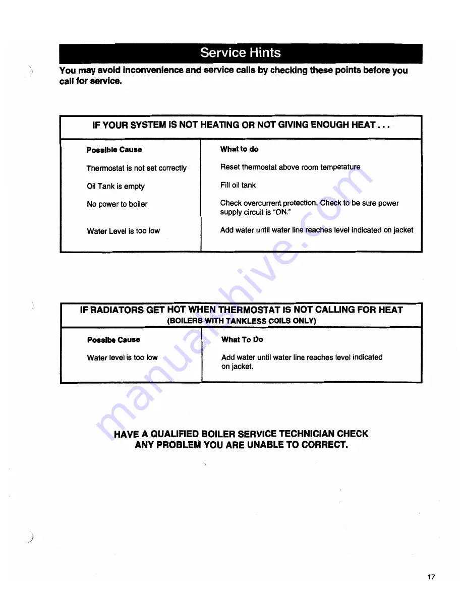 Crown Boiler NS-118 Installation And Operation Manual Download Page 18