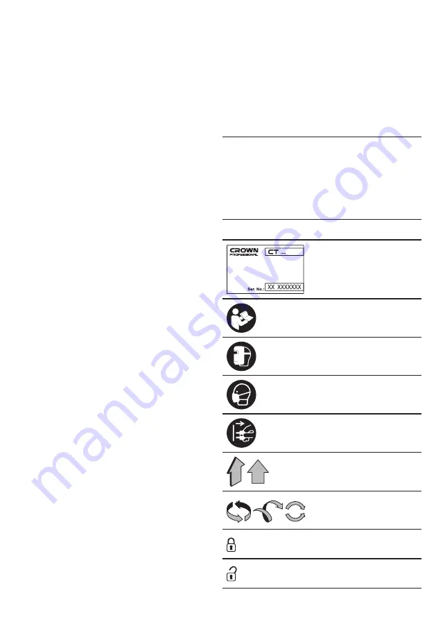 Crown 425249 Original Instructions Manual Download Page 26