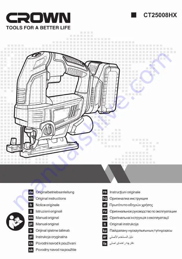 Crown 7640186247078 Original Instructions Manual Download Page 1