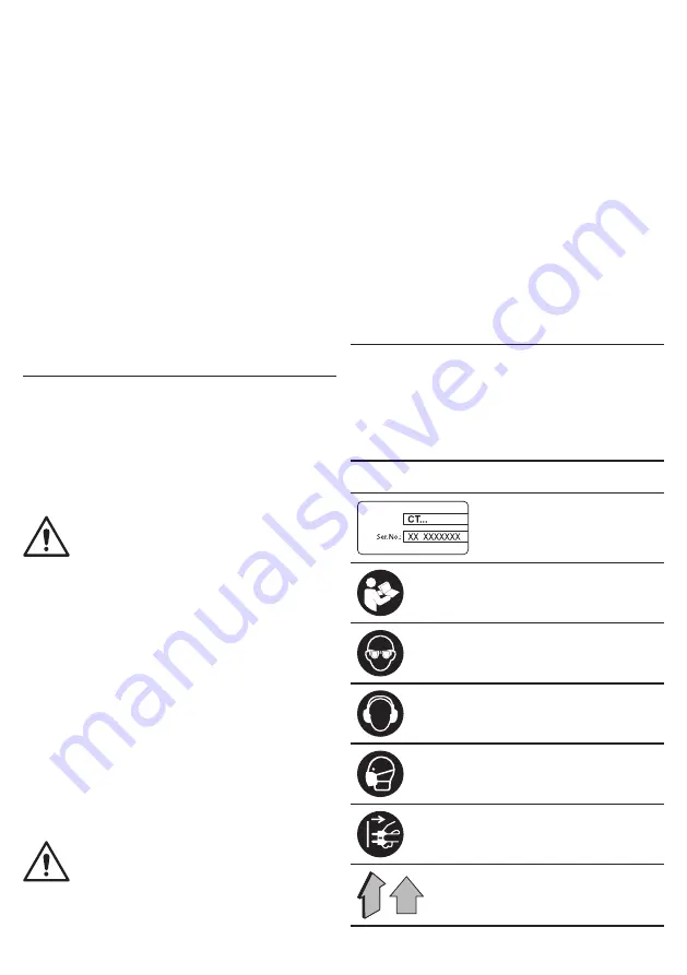 Crown CT13528 Original Instructions Manual Download Page 72