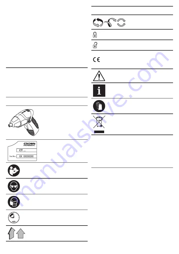 Crown CT22023 Original Instructions Manual Download Page 79