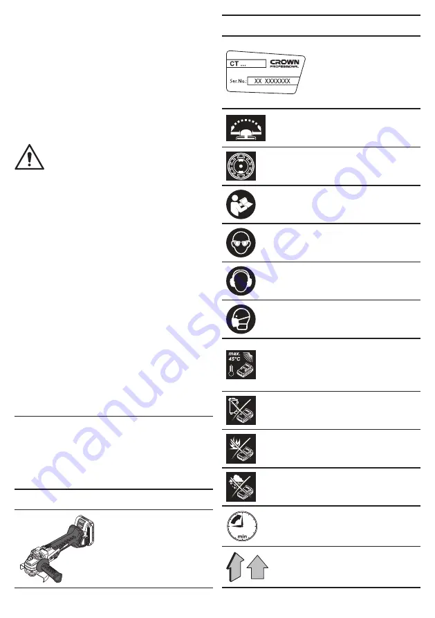 Crown CT23001-115HX-2 Original Instructions Manual Download Page 46