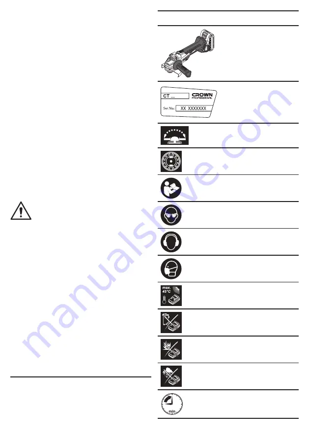 Crown CT23001-115HX-2 Original Instructions Manual Download Page 85