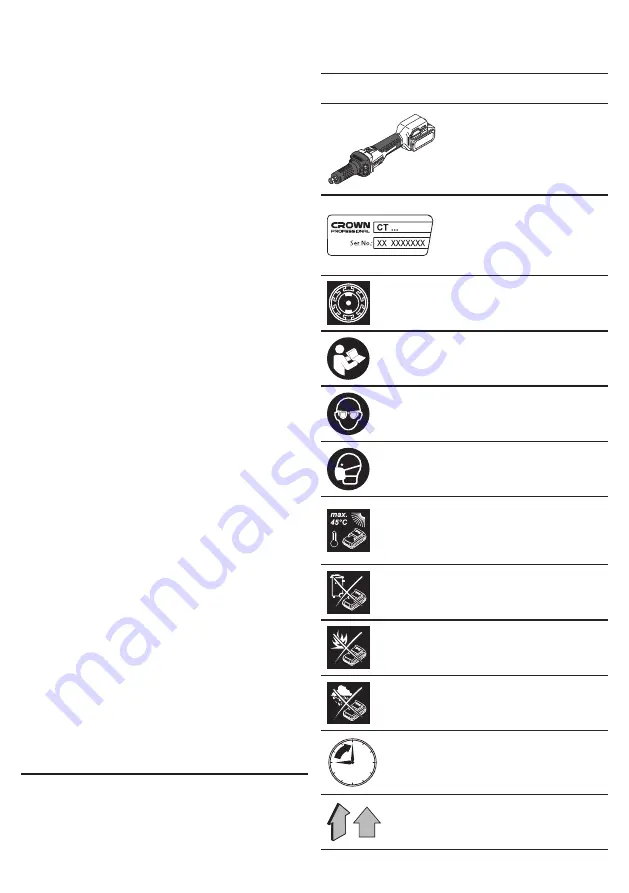 Crown CT23007HX Original Instructions Manual Download Page 127