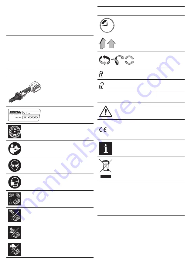 Crown CT23007HX Original Instructions Manual Download Page 145