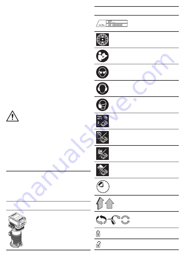 Crown CT26010HX Original Instructions Manual Download Page 69