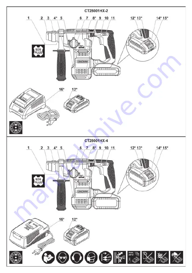 Crown CT28001HX-2 Скачать руководство пользователя страница 5