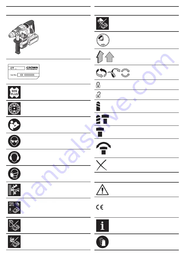 Crown CT28001HX-2 Original Instructions Manual Download Page 46