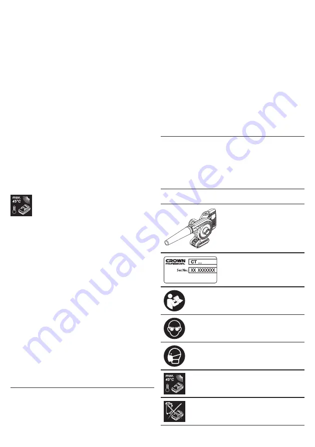 Crown CT29002HX Original Instructions Manual Download Page 54