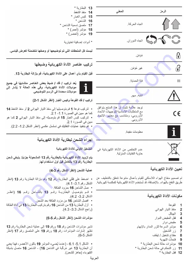 Crown CT29002HX Original Instructions Manual Download Page 127