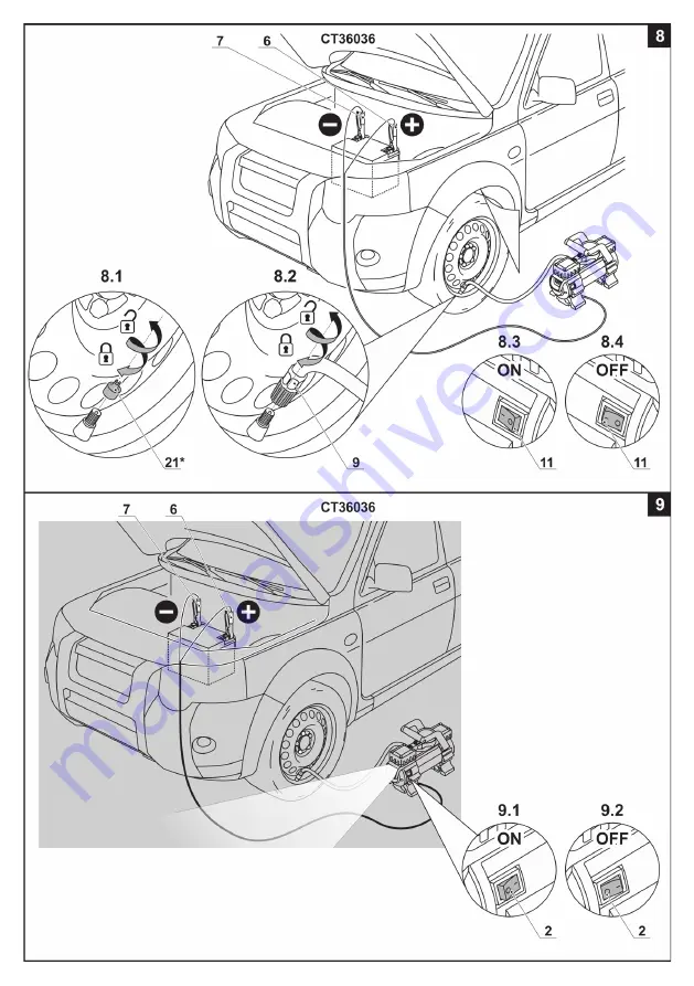 Crown CT36036 Original Instructions Manual Download Page 8