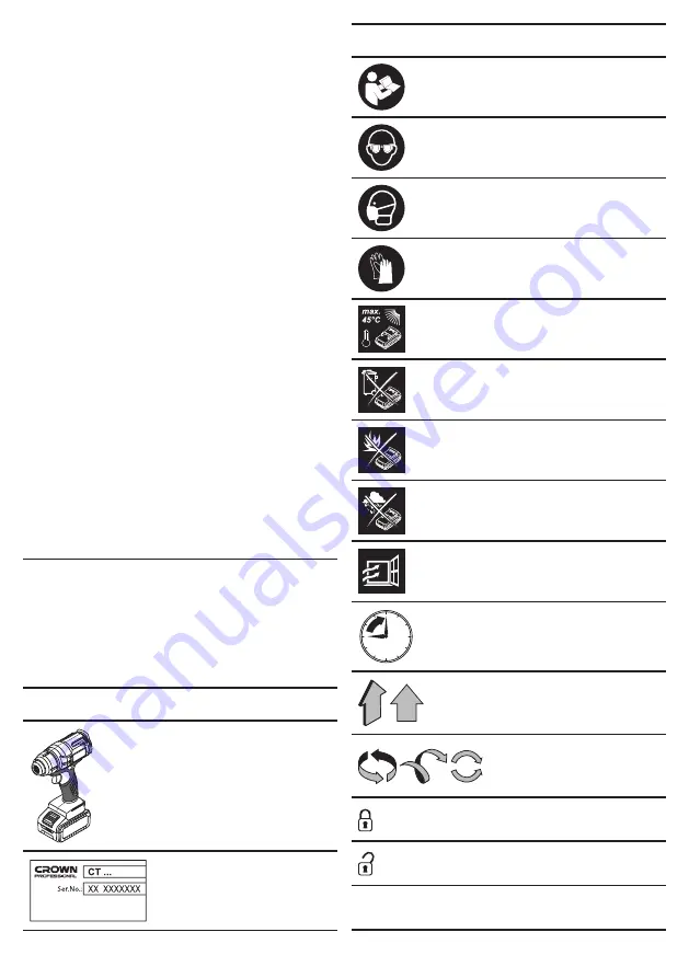 Crown CT60001HX Original Instructions Manual Download Page 13