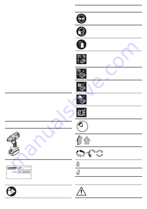 Crown CT60001HX Original Instructions Manual Download Page 97