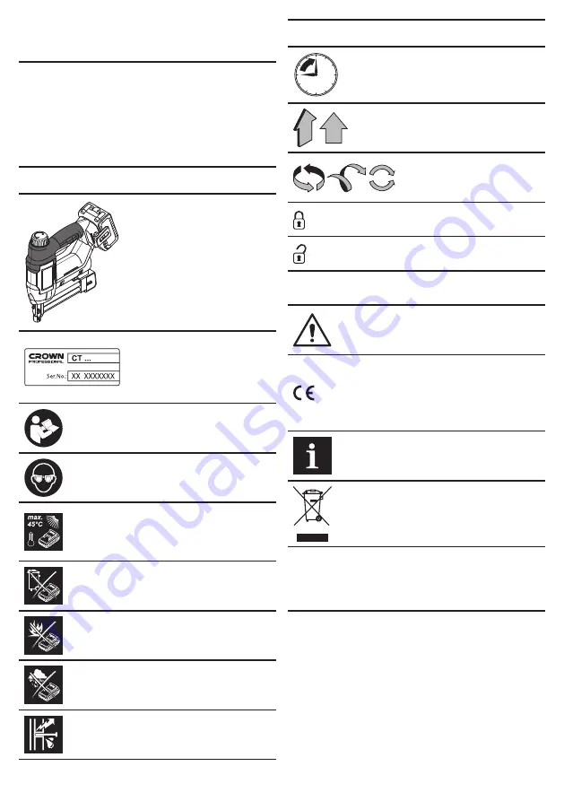 Crown CT61001HX Original Instructions Manual Download Page 115