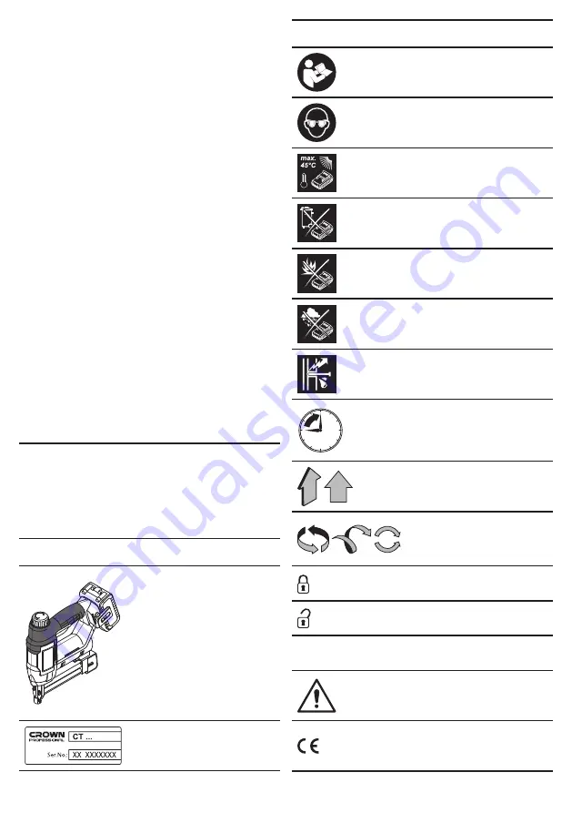 Crown CT61001HX Original Instructions Manual Download Page 130