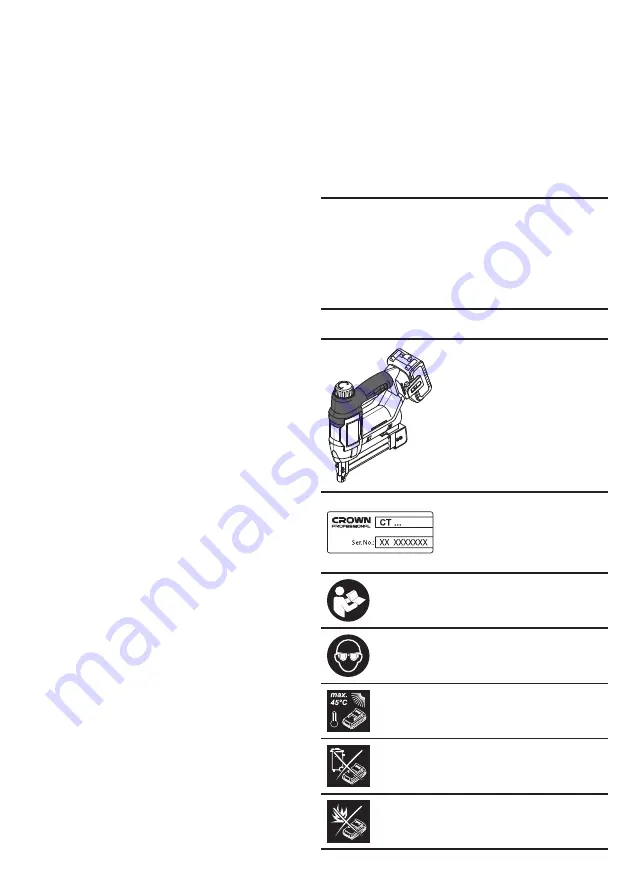 Crown CT61001HX Original Instructions Manual Download Page 137